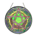 Pentacle Glass Suncatcher | Figurine | Wiccan Center