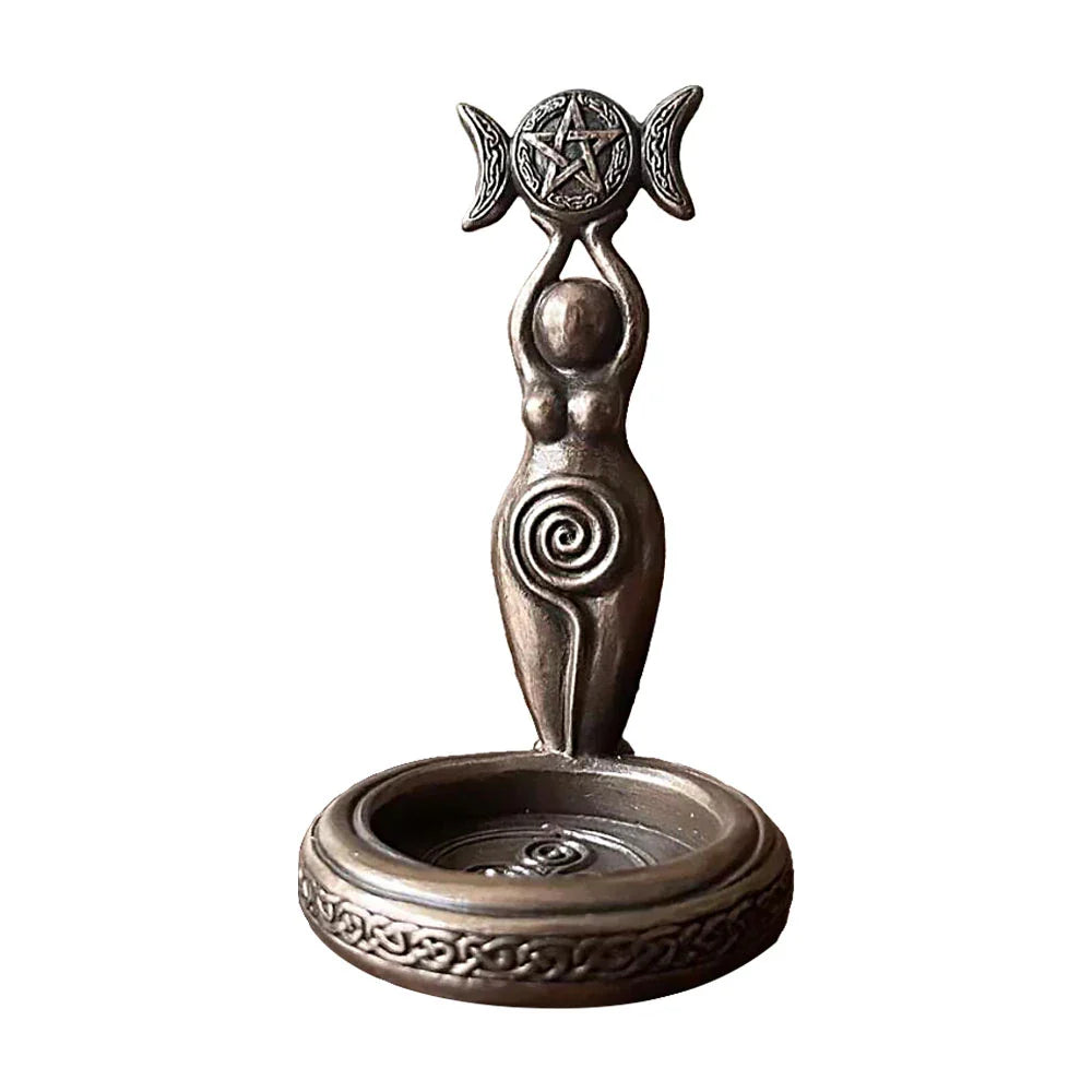 Goddess Triple Moon Candle Holder | Candle Holders | Wiccan Center