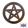 Pentacle Wood Wall Plaque | Figurine | Wiccan Center