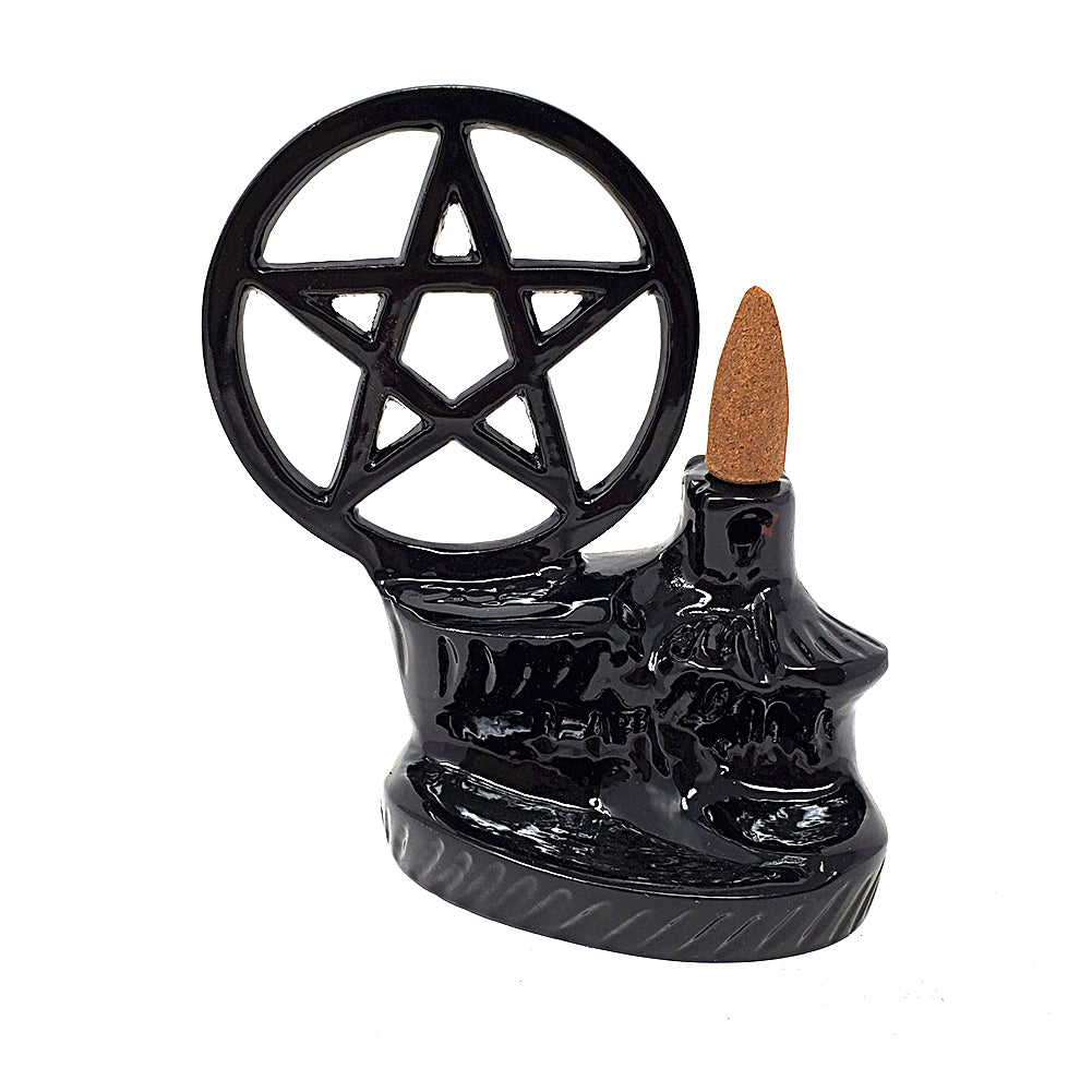 Pentagram Backflow Cone Burner | Incense Burner | Wiccan Center
