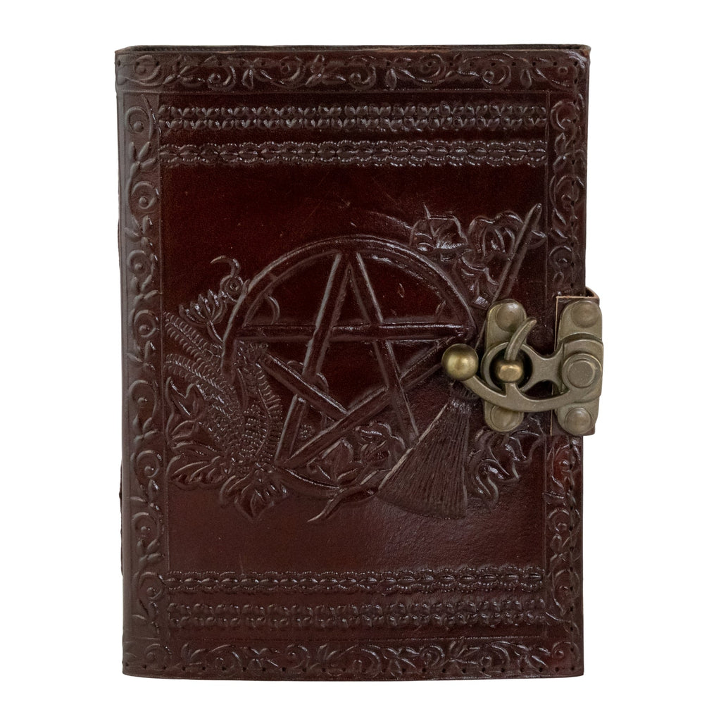 Pentagram Leather Journal | Notebooks & Notepads | Wiccan Center