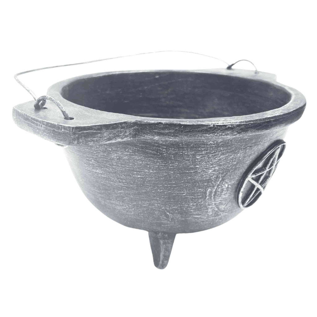 Pentagram Resin Cauldron | Religious Altars | Wiccan Center