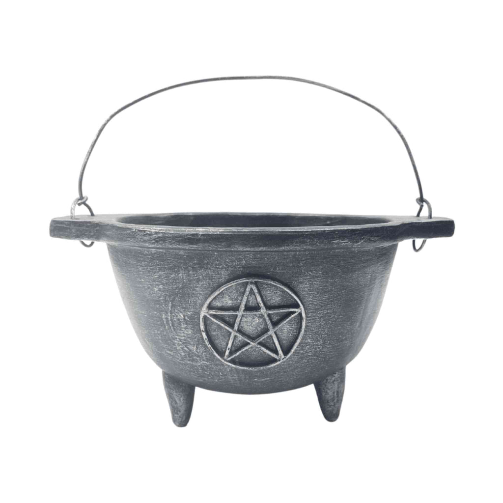 Pentagram Resin Cauldron | Religious Altars | Wiccan Center