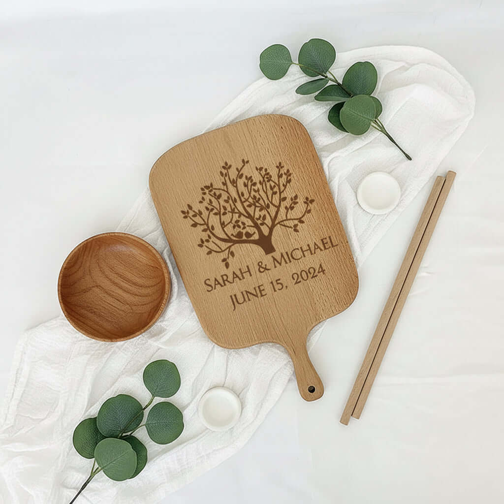 Personalized Engraved Cutting Board –Housewarming Gift Custom