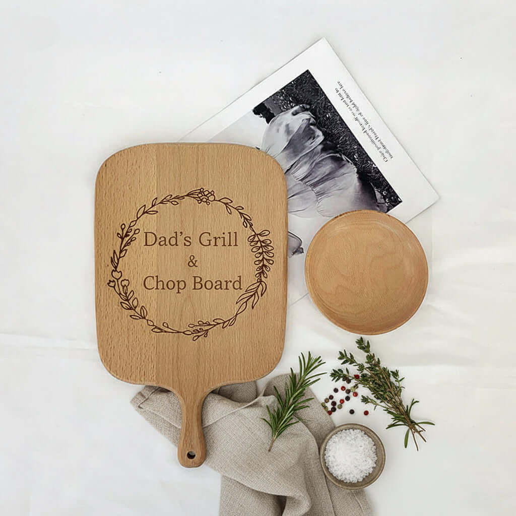 Personalized Engraved Cutting Board –Housewarming Gift Custom