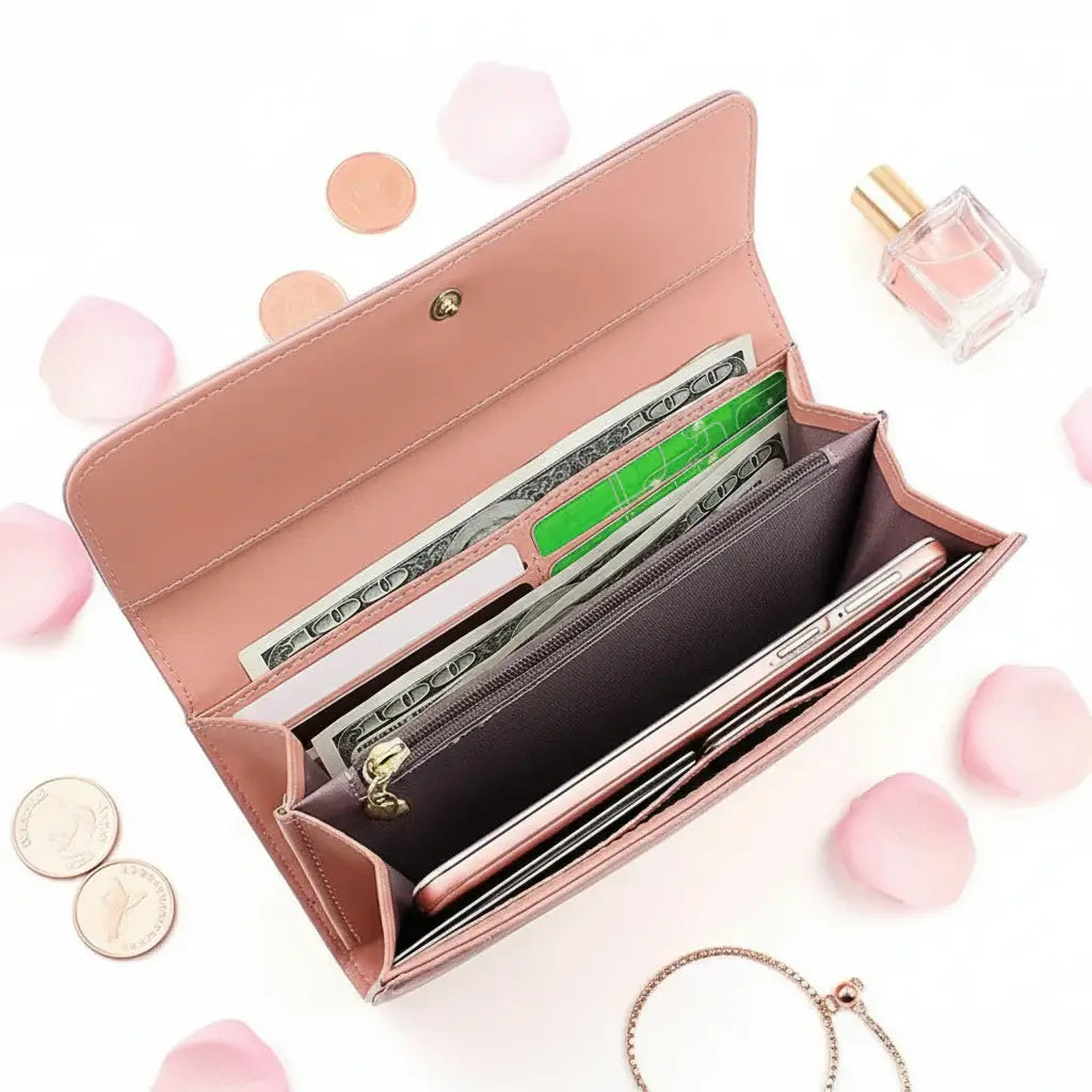 Personalized Photo Engraved Wallet For Women