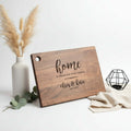 Personalized Walnut Cutting Board – Custom Engraved Wooden Kitchen Board
