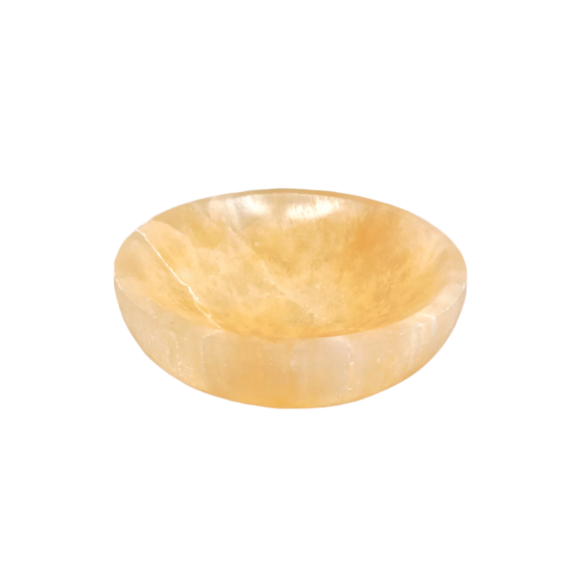 Petite Orange Selenite Bowl | Bowls | Wiccan Center