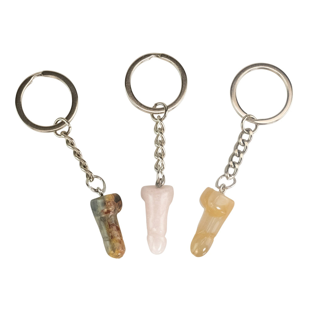 Crystal Phallus Keychain | Keychains | Wiccan Center