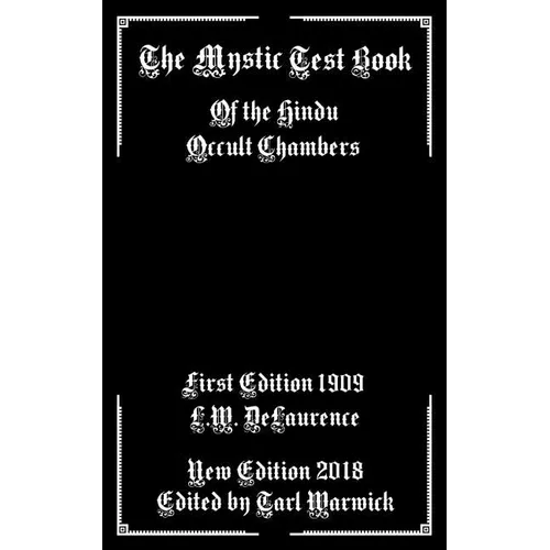 The Mystic Test Book: Of the Hindu Occult Chambers - Paperback | Books | Wiccan Center