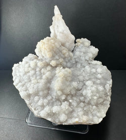 Druzy Calcite Cluster on Agate Brazil | Minerals | Wiccan Center