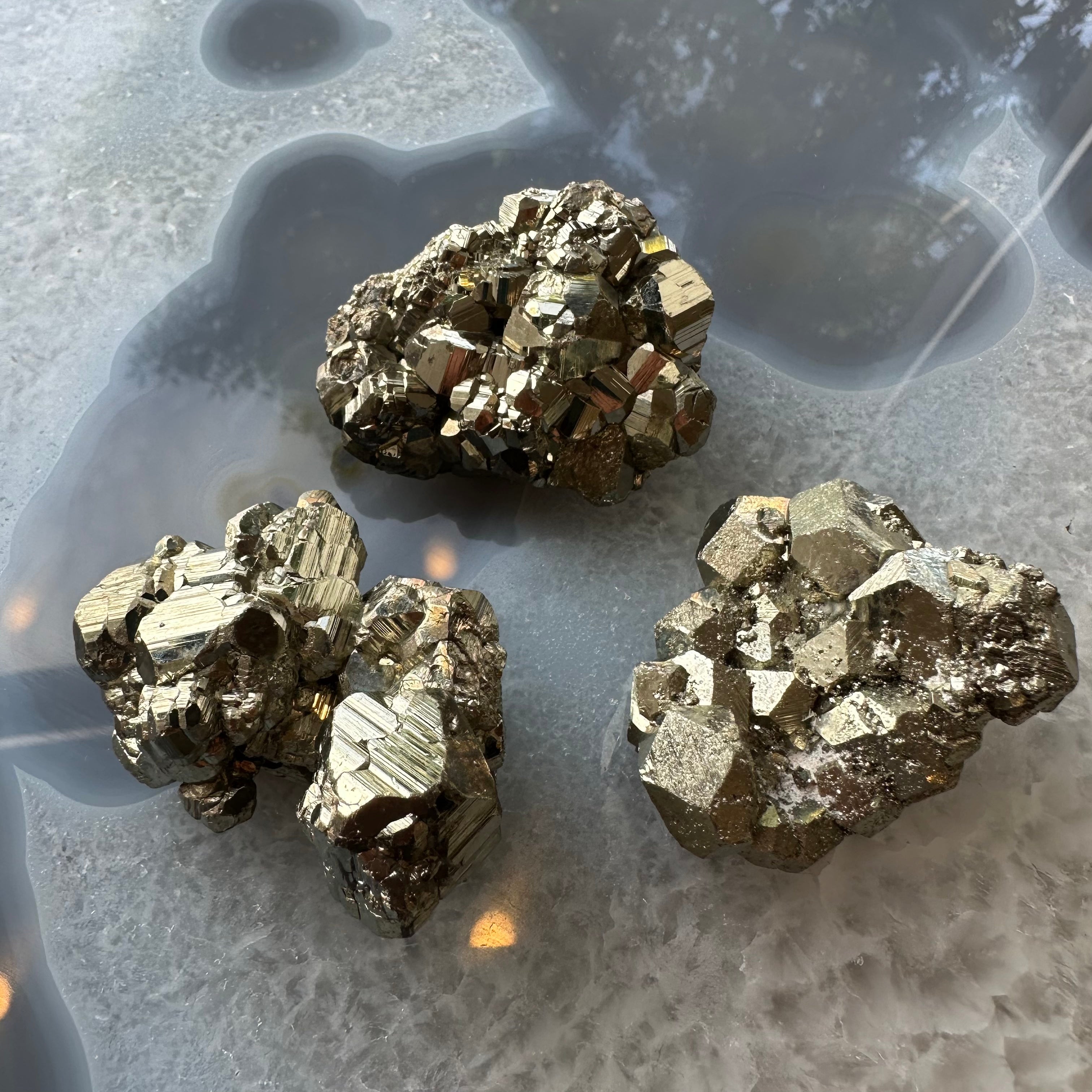 Cubic Pyrite Cluster (C Grade) Peru | Minerals | Wiccan Center