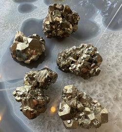 Cubic Pyrite Cluster (C Grade) Peru | Minerals | Wiccan Center