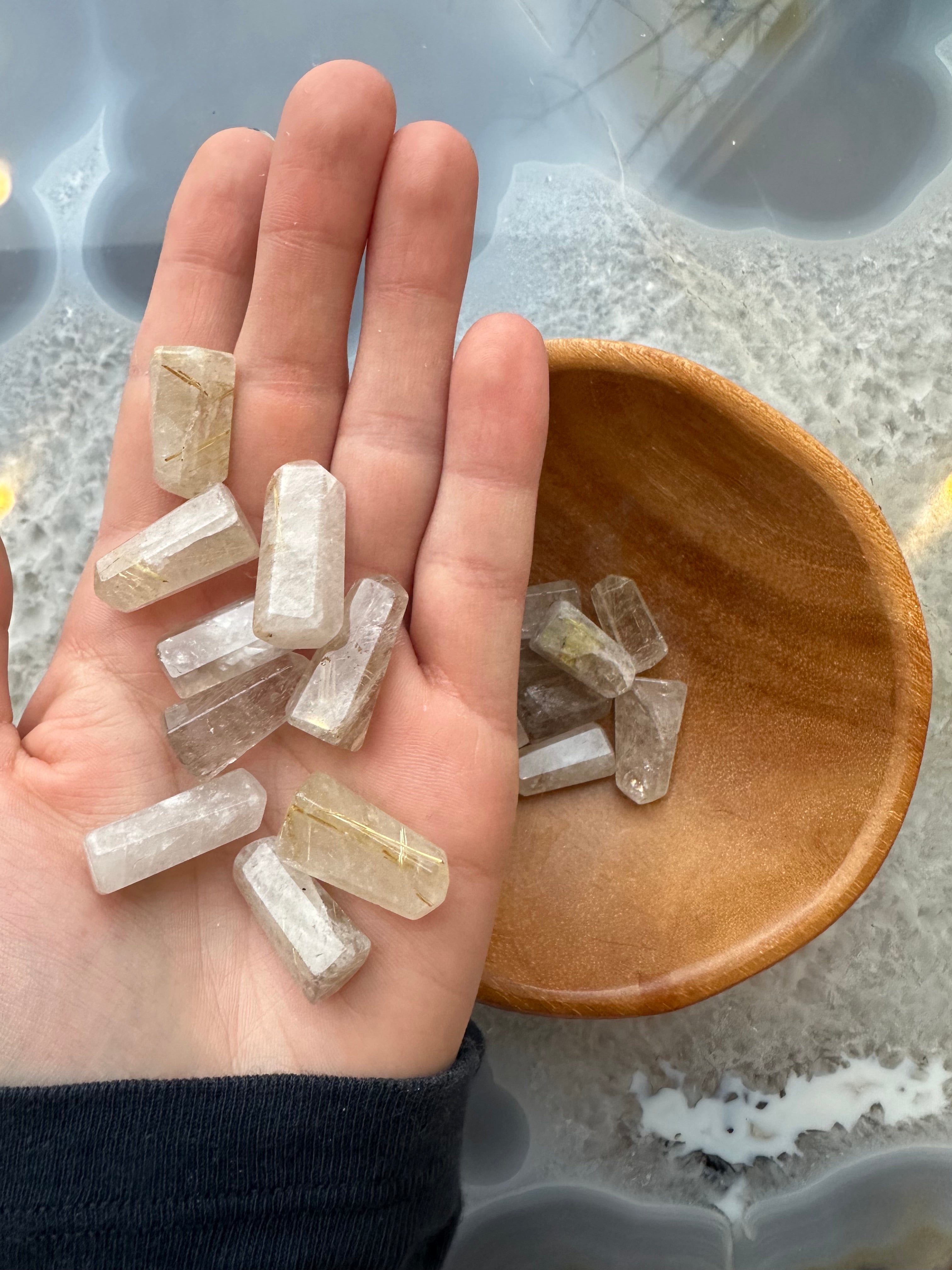 Rutilated Quartz Crystal Point (sm) | Lapidary | Wiccan Center