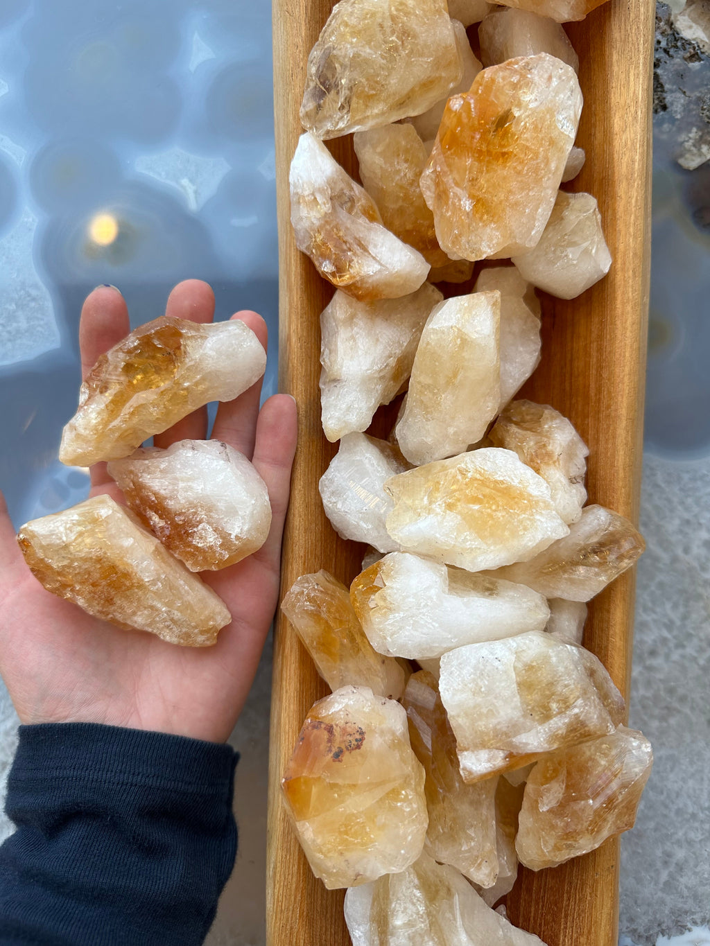 Large Citrine Chunk Rough | Rough | Wiccan Center