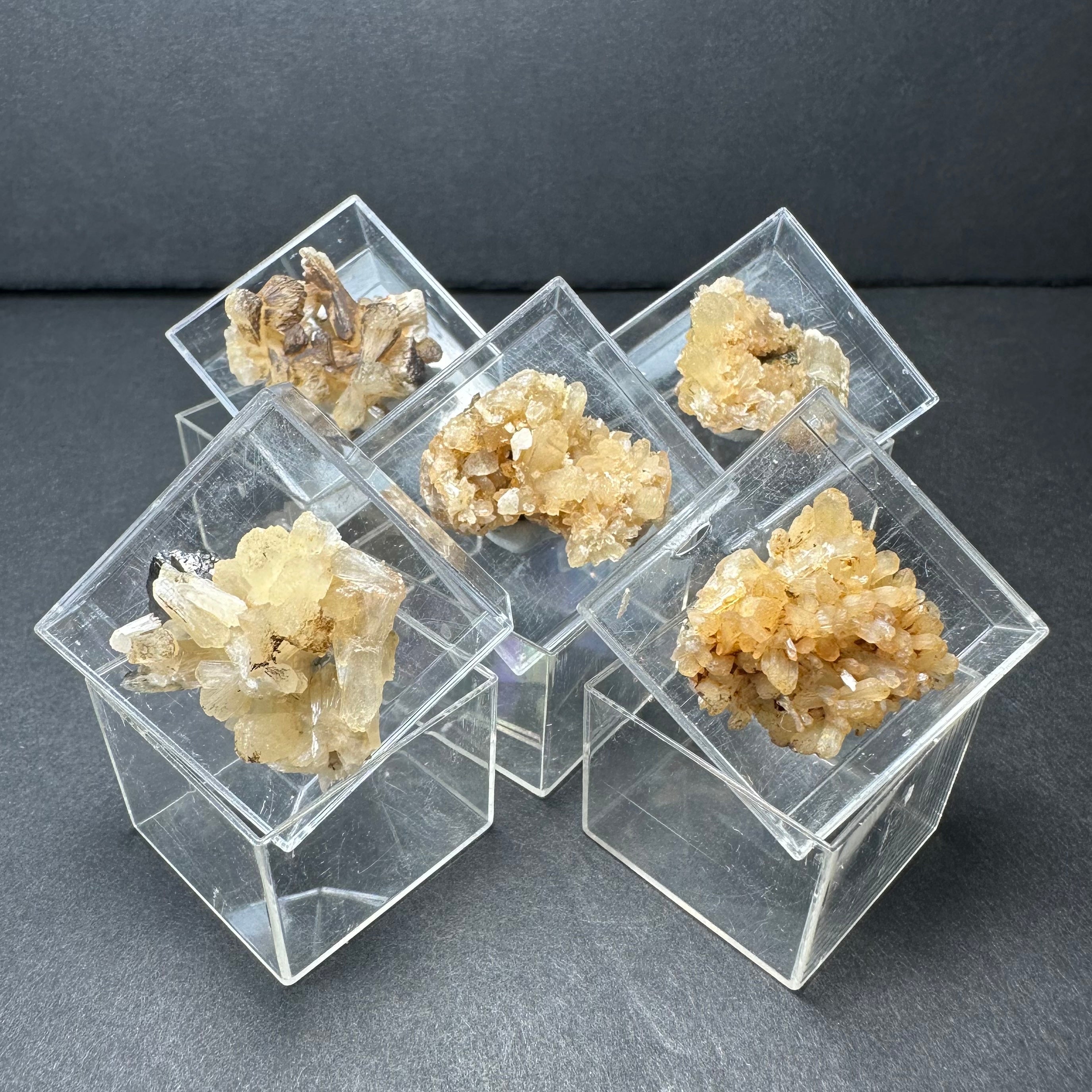 Thumbnail Specimens in Acrylic Box from Morocco | Minerals | Wiccan Center