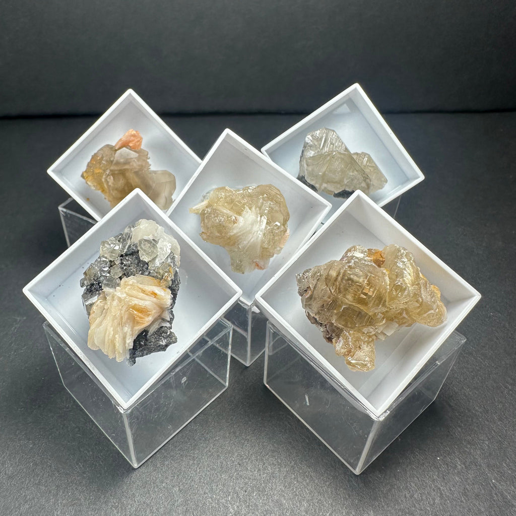 Thumbnail Specimens in Acrylic Box from Morocco | Minerals | Wiccan Center