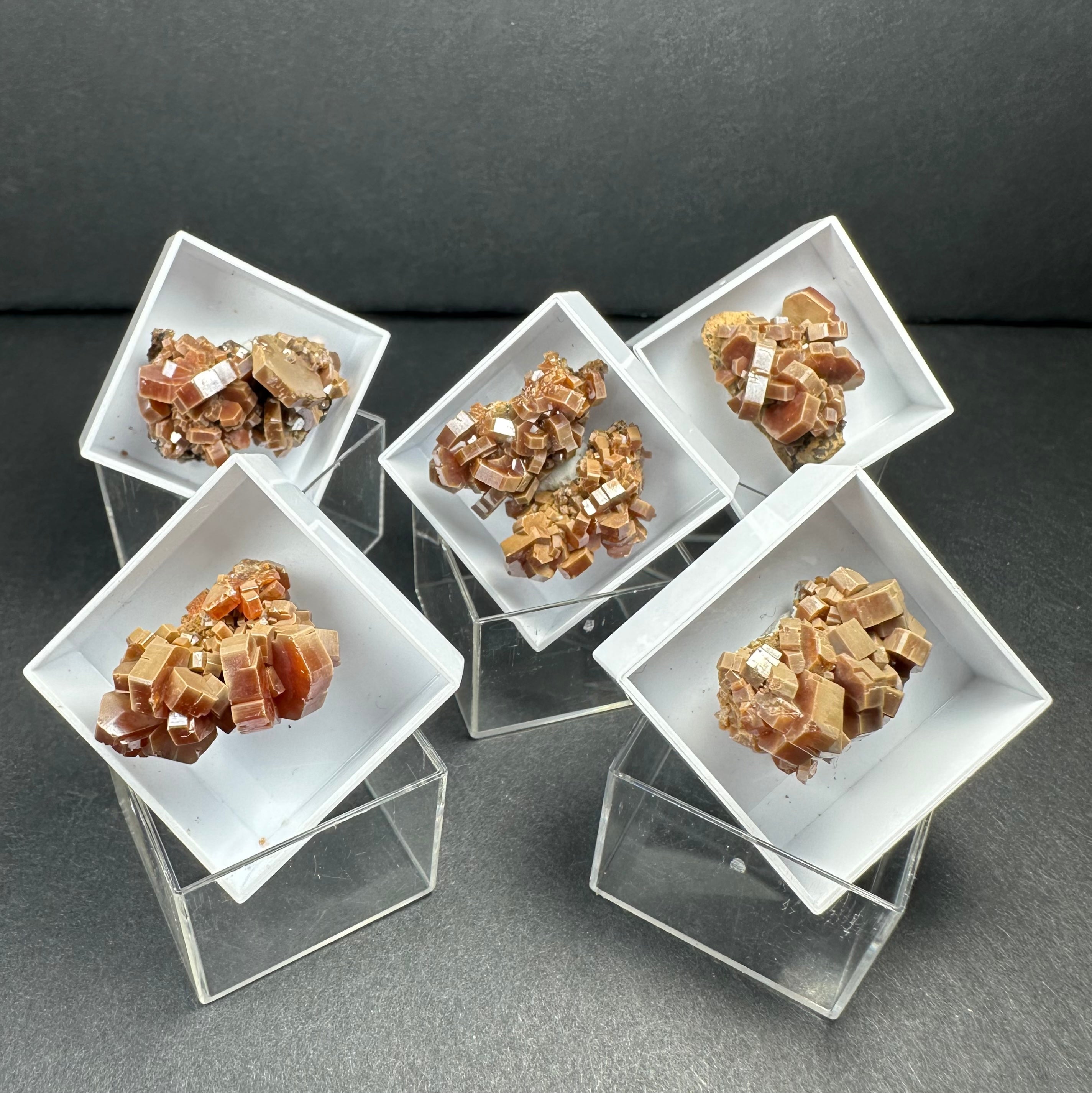Thumbnail Specimens in Acrylic Box from Morocco | Minerals | Wiccan Center