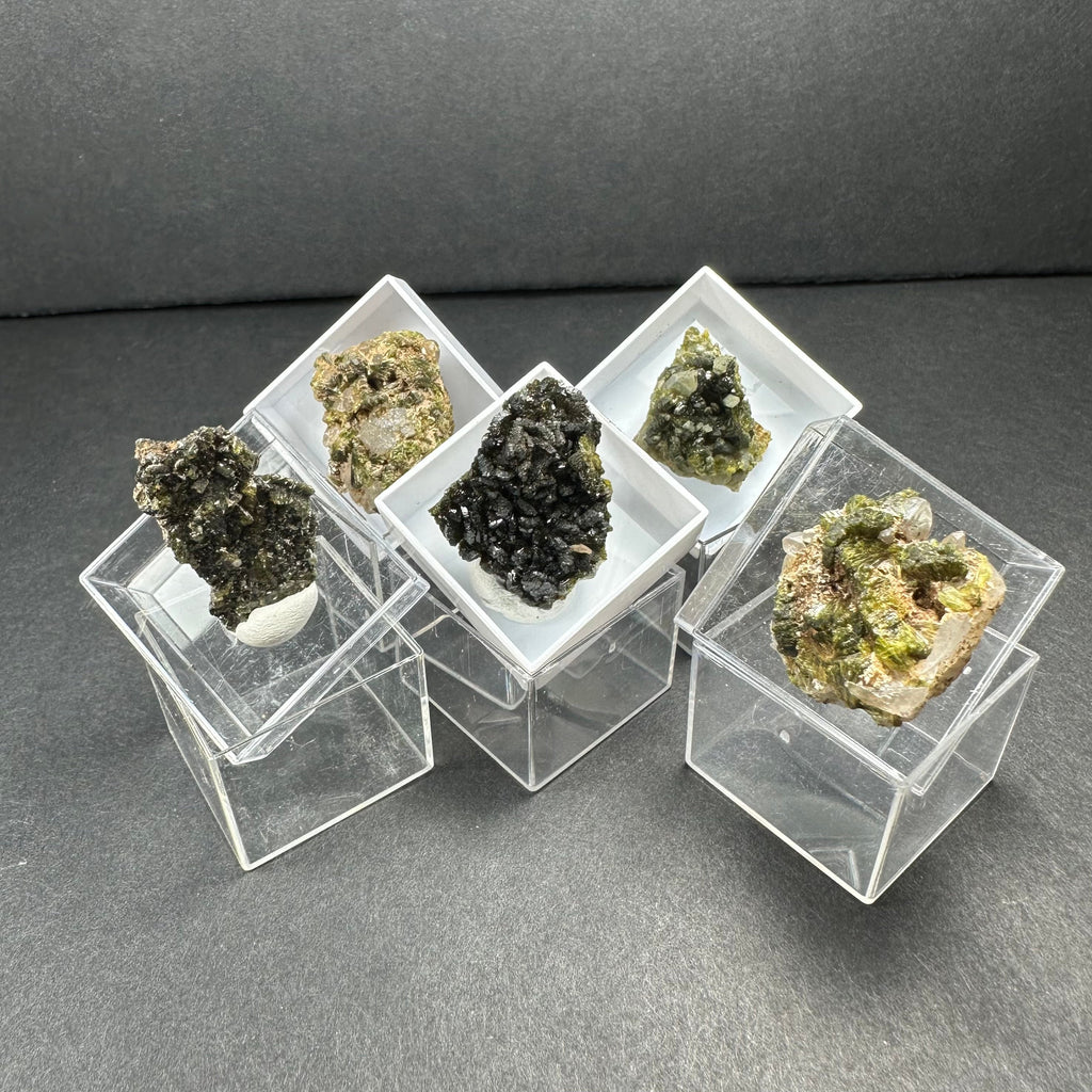 Thumbnail Specimens in Acrylic Box from Morocco | Minerals | Wiccan Center