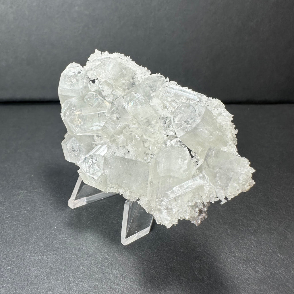 Clear Apophyllite Crystal Cluster Micro Specimen from India | Minerals | Wiccan Center