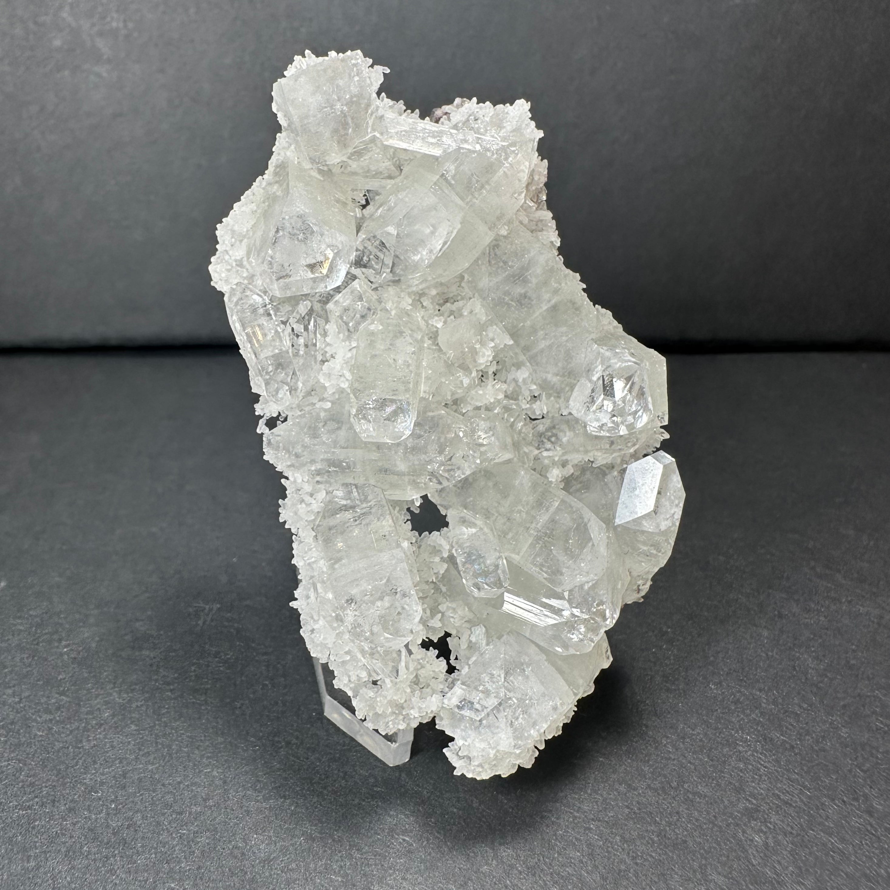 Clear Apophyllite Crystal Cluster Micro Specimen from India | Minerals | Wiccan Center