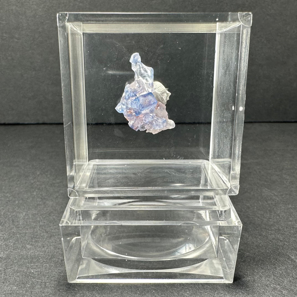 Blue Fluorite Cube, Minerva Mine #1, Hardin Co. Illinois | Minerals | Wiccan Center