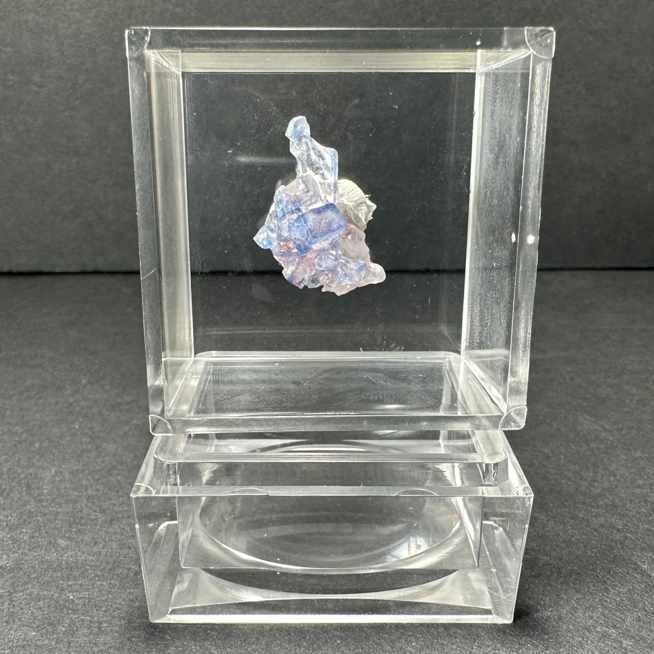 Blue Fluorite Cube, Minerva Mine #1, Hardin Co. Illinois | Minerals | Wiccan Center