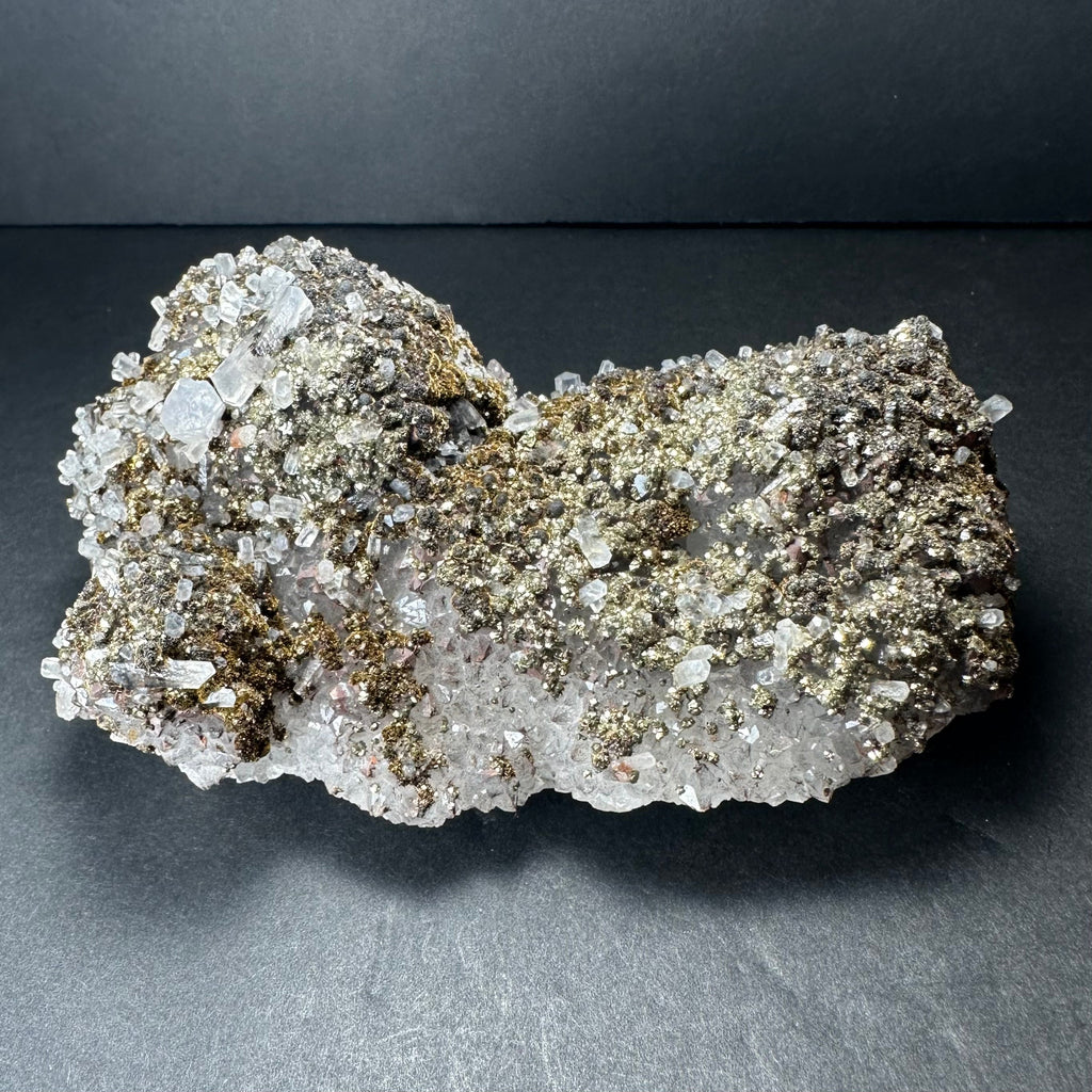 Marcasite on Calcite from Morocco | Minerals | Wiccan Center