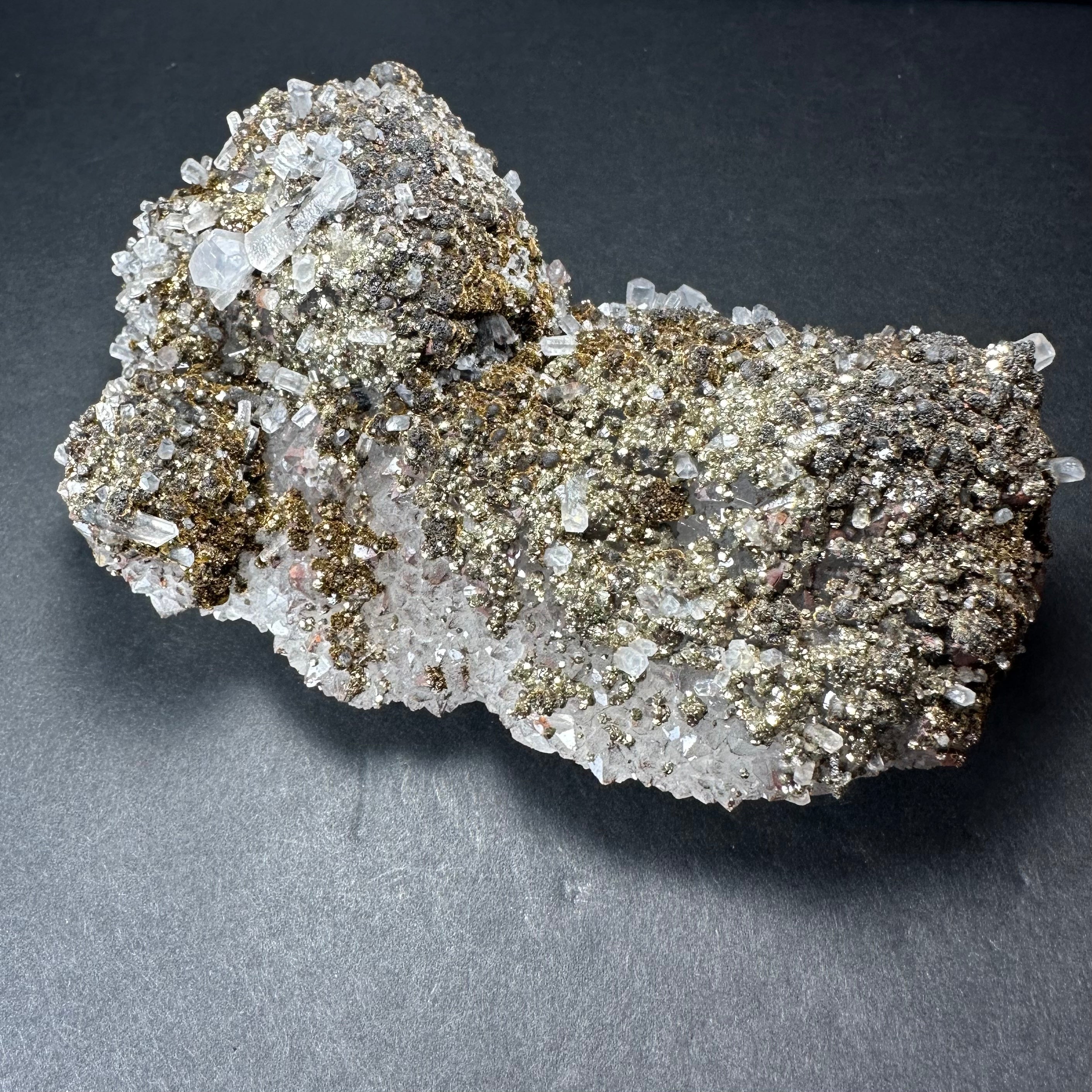 Marcasite on Calcite from Morocco | Minerals | Wiccan Center
