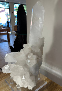 Quartz Cluster with XL Point | Minerals | Wiccan Center