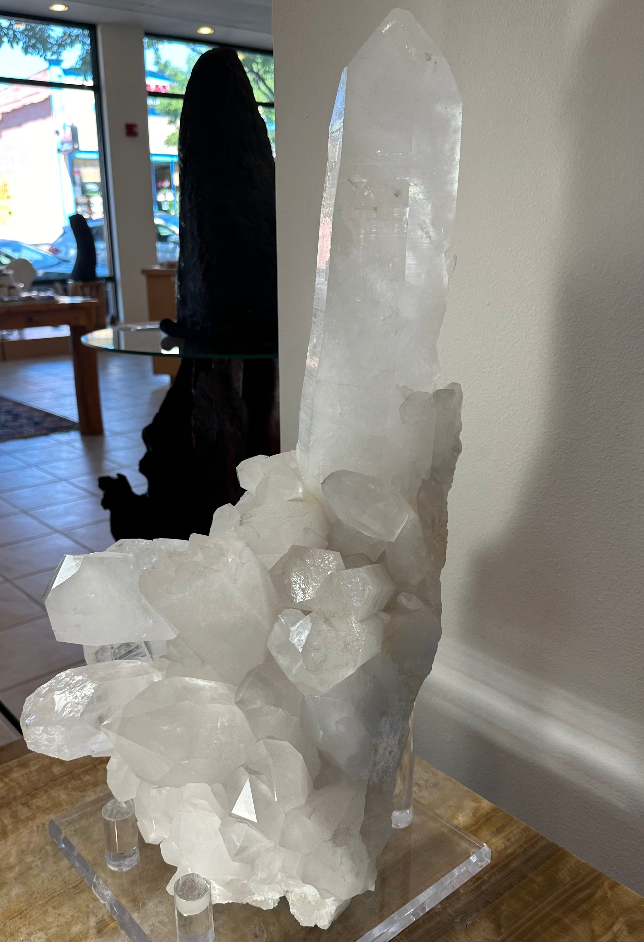 Quartz Cluster with XL Point | Minerals | Wiccan Center
