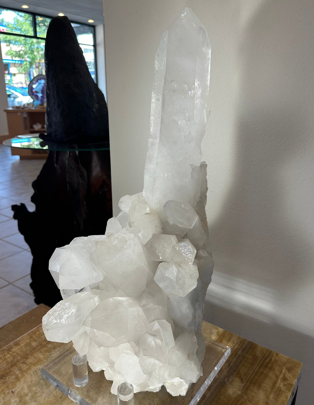 Quartz Cluster with XL Point | Minerals | Wiccan Center