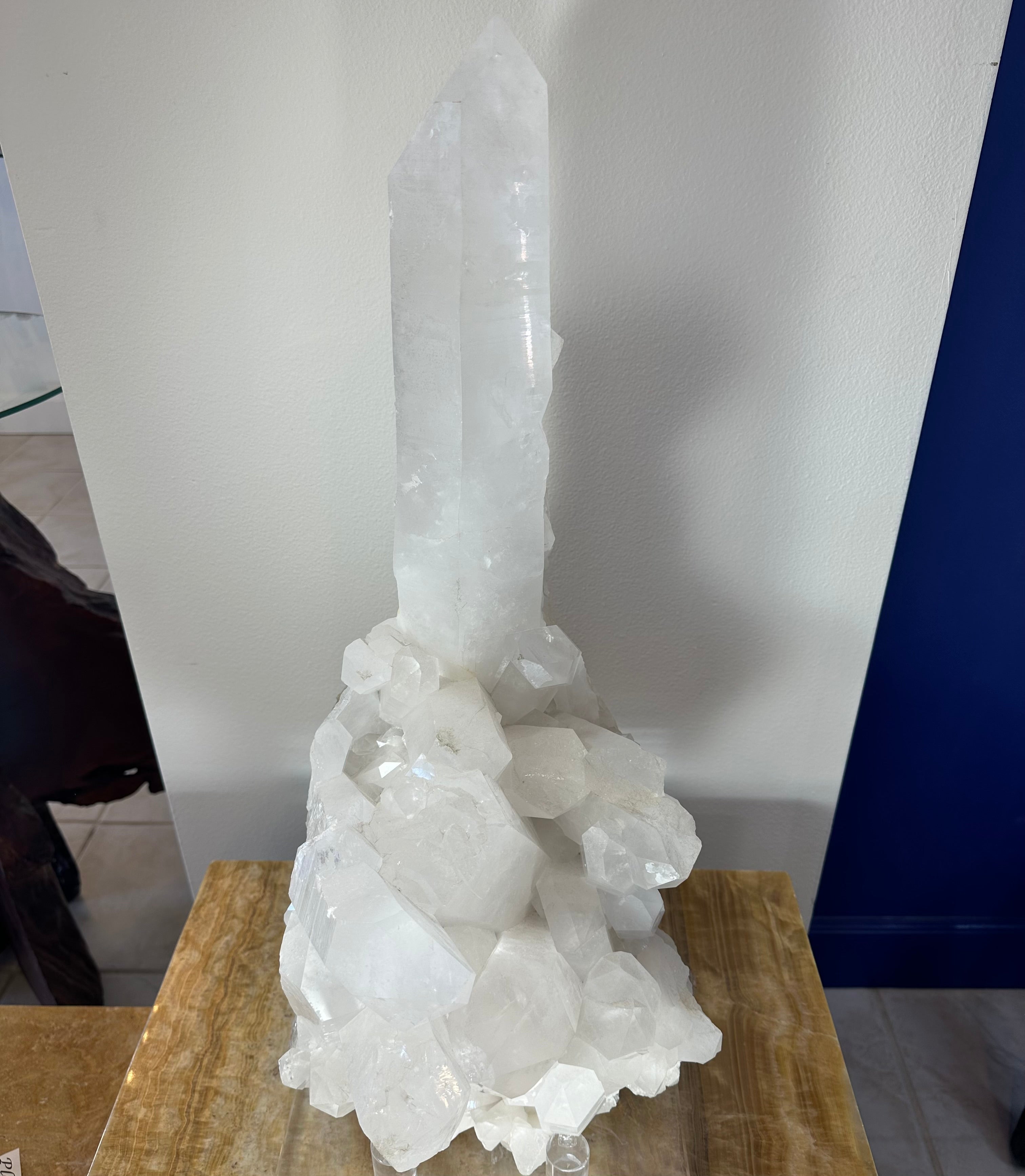 Quartz Cluster with XL Point | Minerals | Wiccan Center
