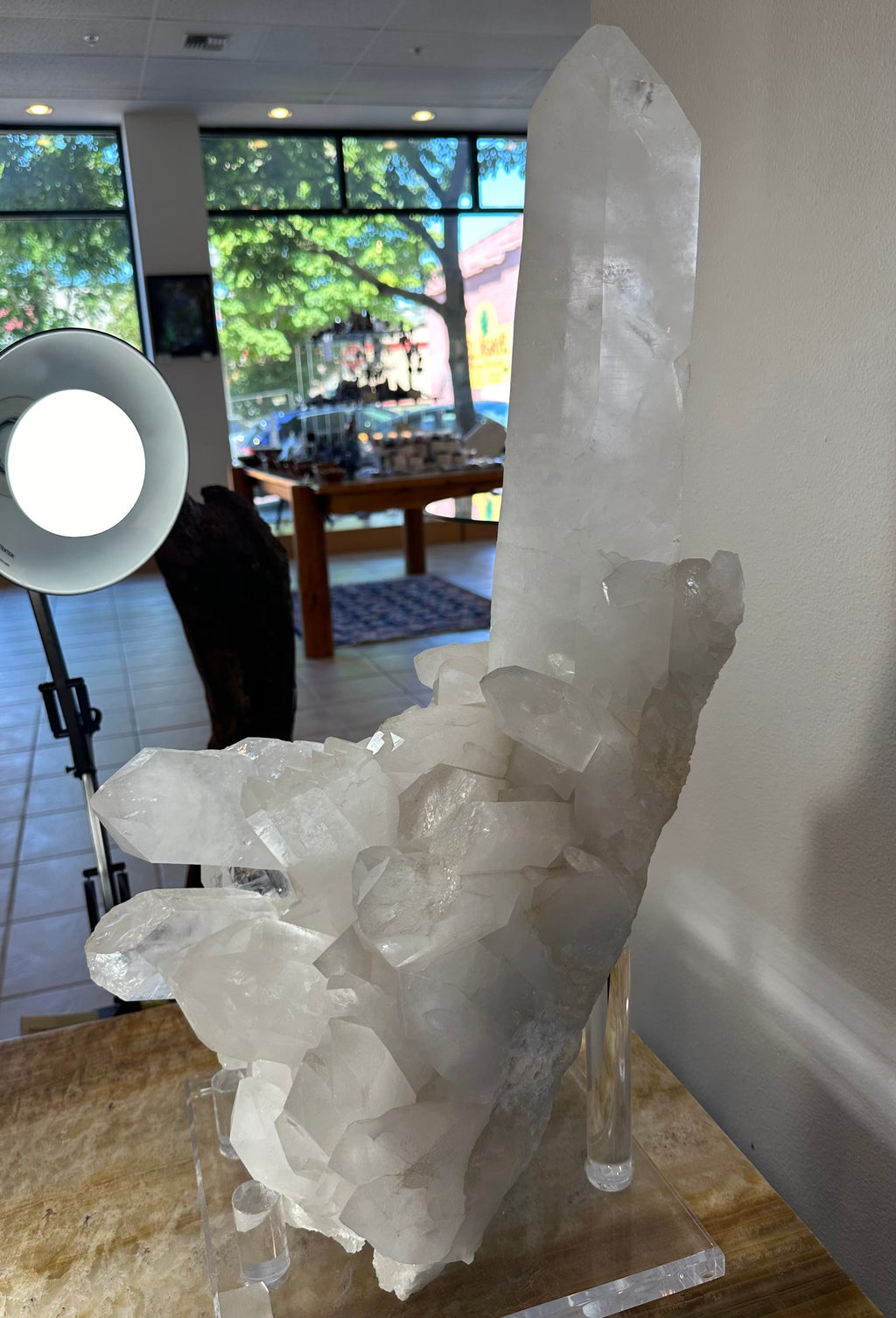 Quartz Cluster with XL Point | Minerals | Wiccan Center