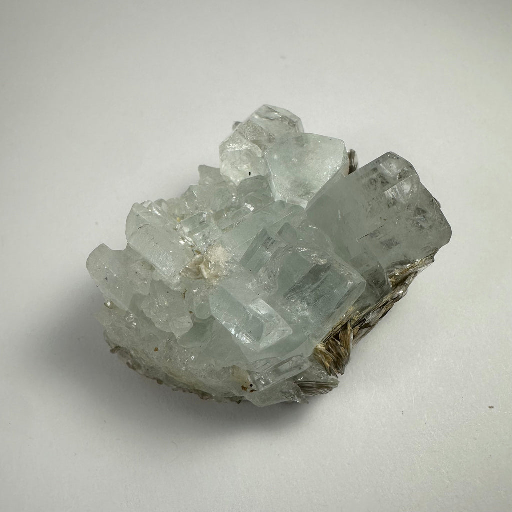 Aquamarine with Muscovite and Albite Shigar Valley, Skardu, Pakistan | Minerals | Wiccan Center