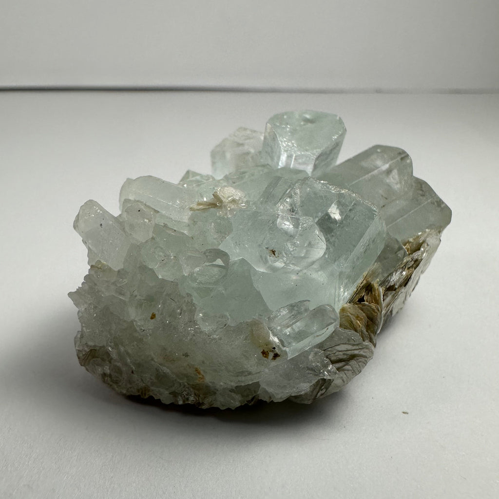 Aquamarine with Muscovite and Albite Shigar Valley, Skardu, Pakistan | Minerals | Wiccan Center