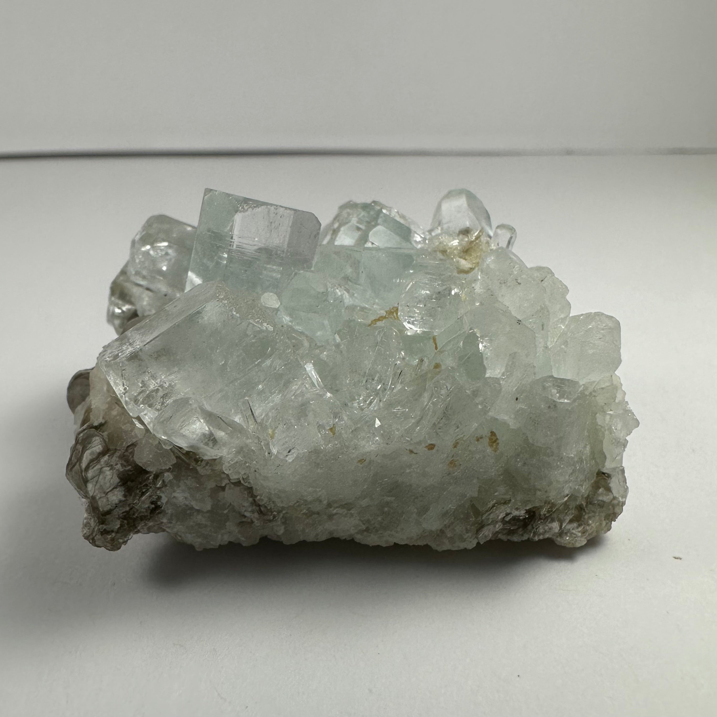 Aquamarine with Muscovite and Albite Shigar Valley, Skardu, Pakistan | Minerals | Wiccan Center