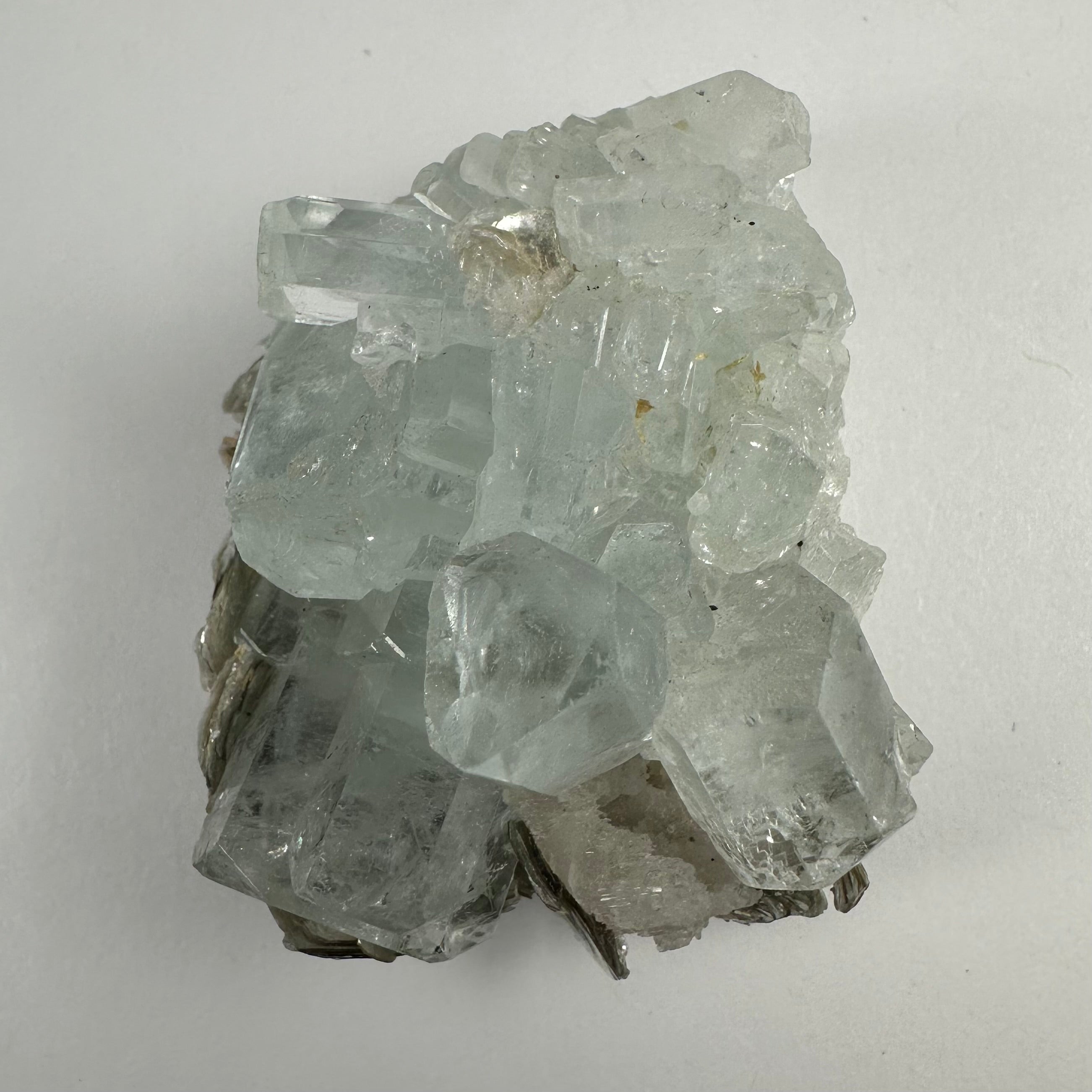 Aquamarine with Muscovite and Albite Shigar Valley, Skardu, Pakistan | Minerals | Wiccan Center