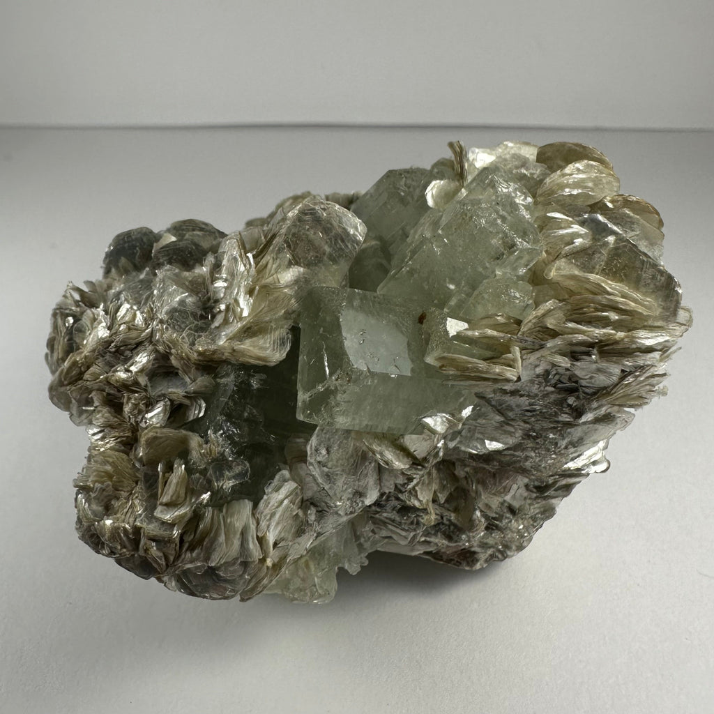 Aquamarine with Muscovite and Albite from Shigar Valley, Skardu, Pakistan | Minerals | Wiccan Center
