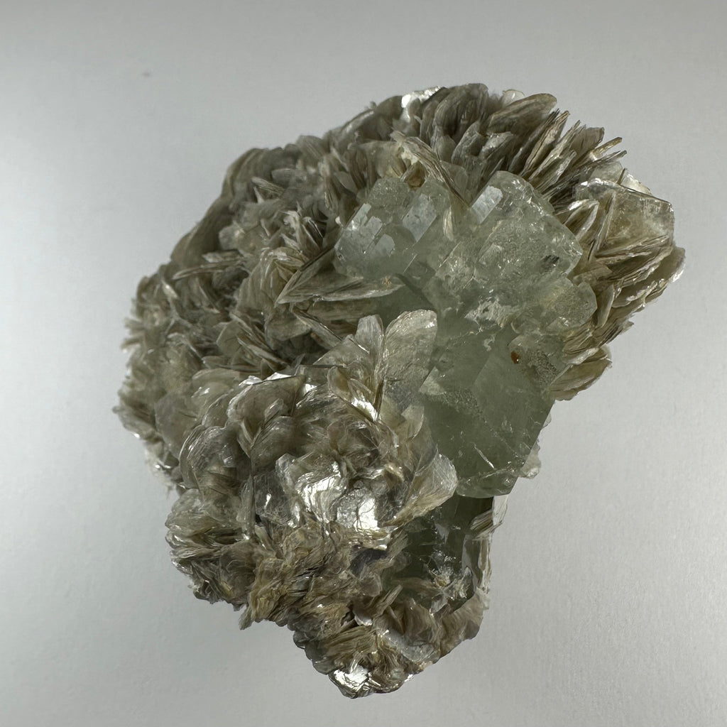 Aquamarine with Muscovite and Albite from Shigar Valley, Skardu, Pakistan | Minerals | Wiccan Center