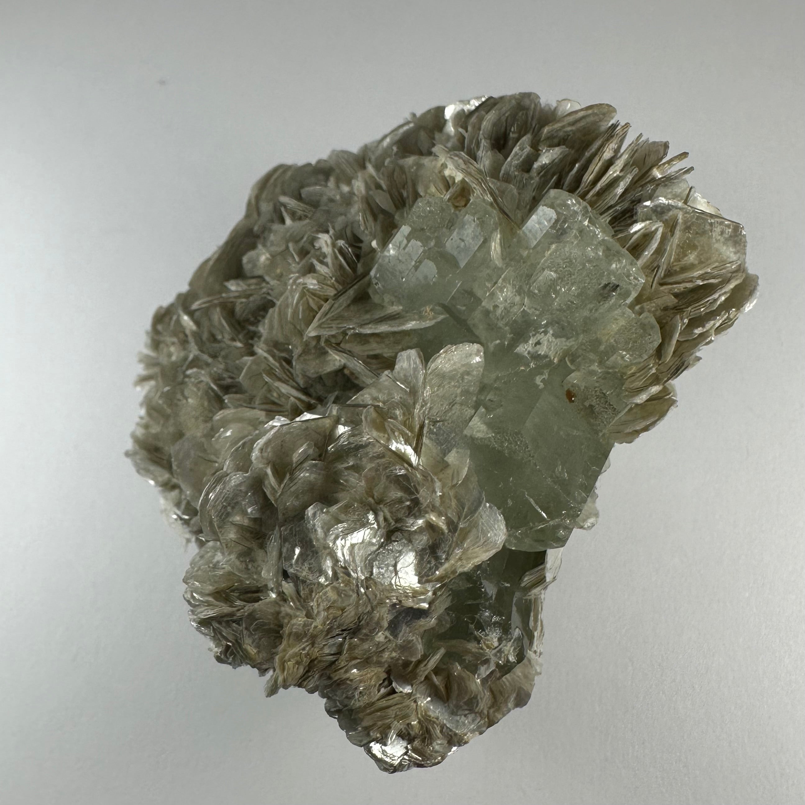 Aquamarine with Muscovite and Albite from Shigar Valley, Skardu, Pakistan | Minerals | Wiccan Center