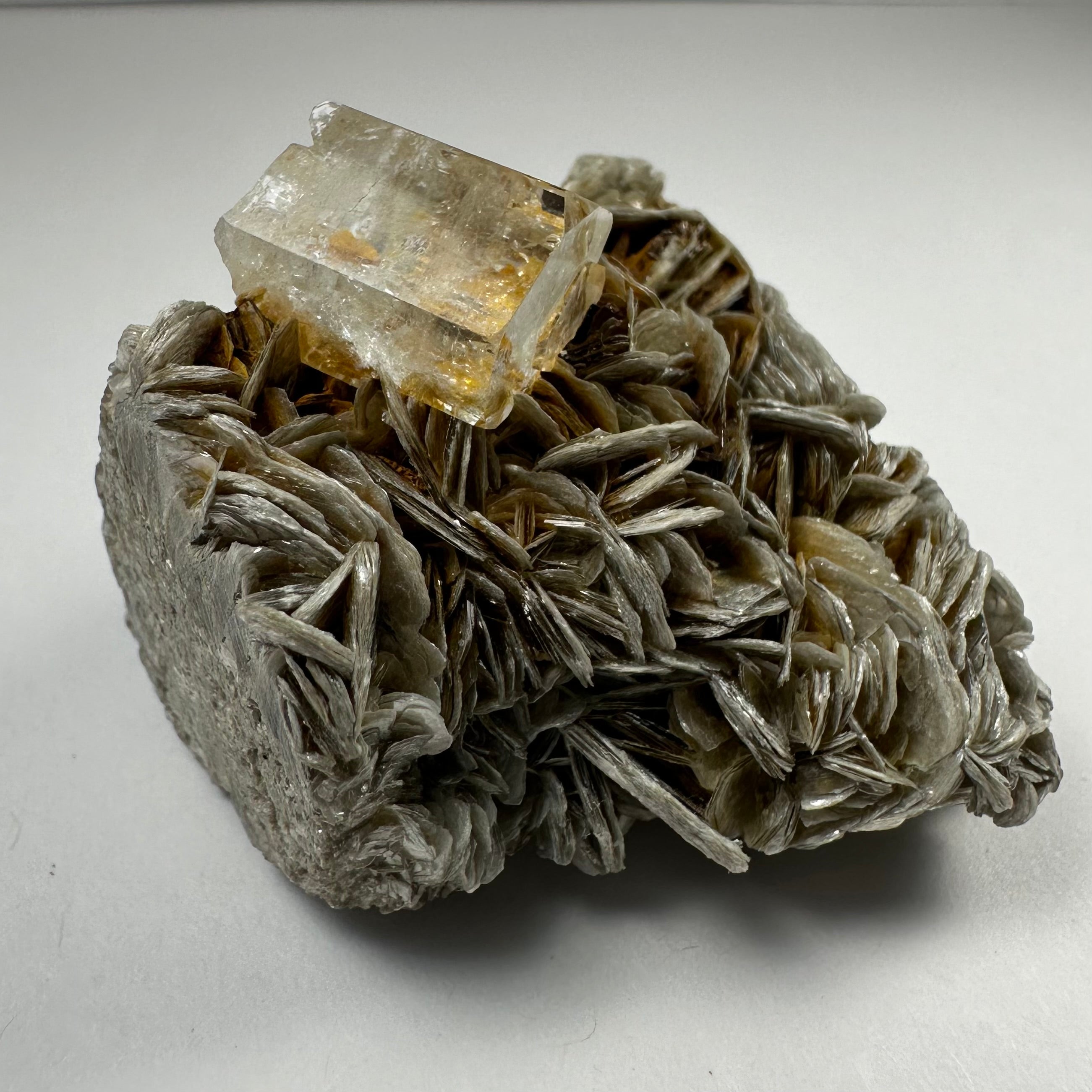 Aquamarine with Muscovite on Matrix Shigar Valley, Skardu, Pakistan | Minerals | Wiccan Center