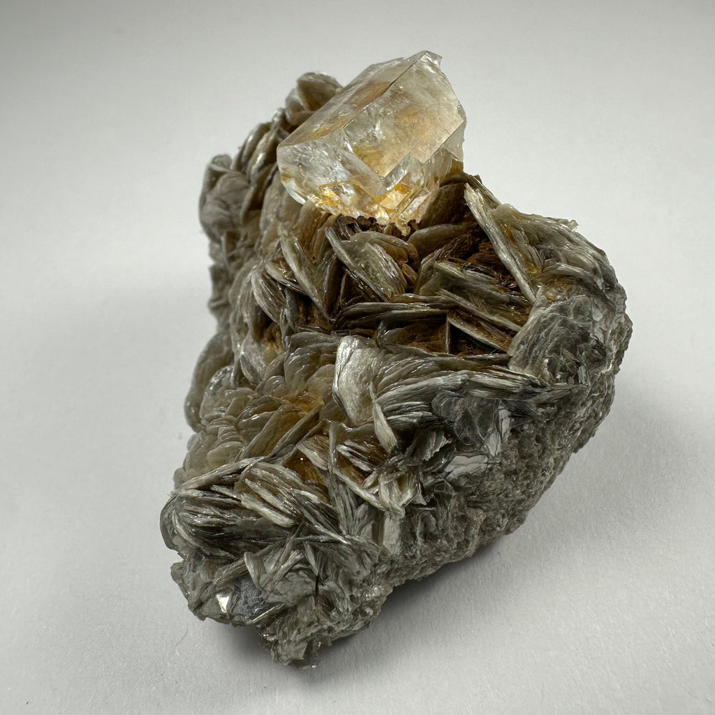 Aquamarine with Muscovite on Matrix Shigar Valley, Skardu, Pakistan | Minerals | Wiccan Center