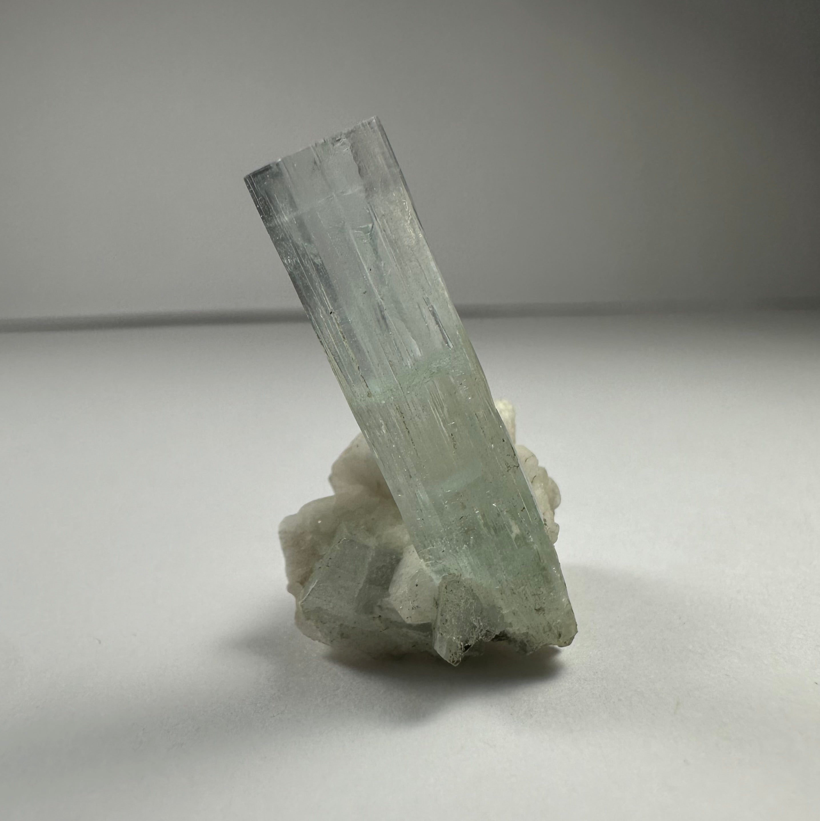 Aquamarine with Albite Shigar Valley, Skardu, Pakistan | Minerals | Wiccan Center