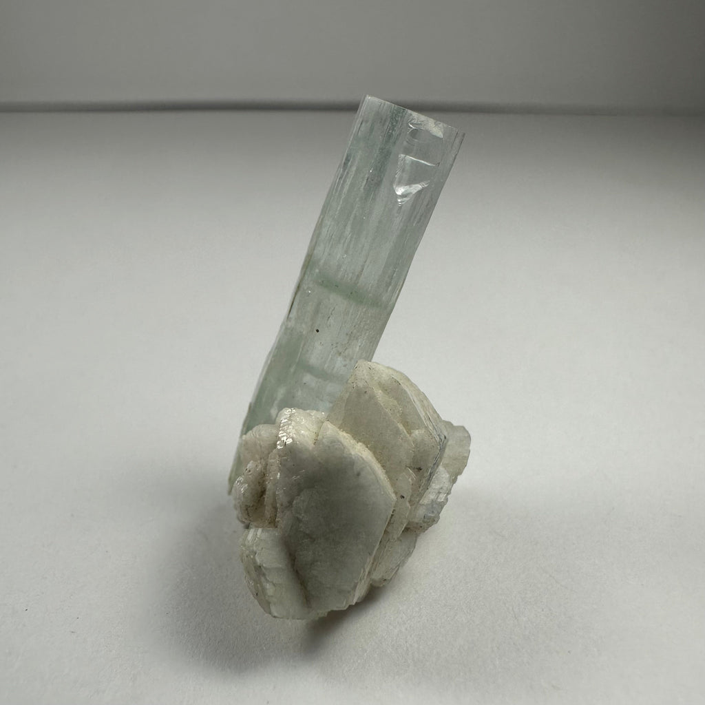 Aquamarine with Albite Shigar Valley, Skardu, Pakistan | Minerals | Wiccan Center