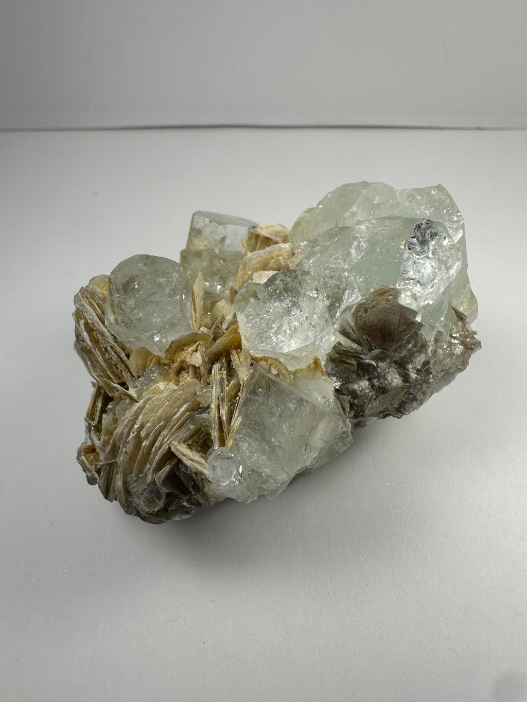 Aquamarine with Muscovite Shigar Valley, Skardu, Pakstan | Minerals | Wiccan Center