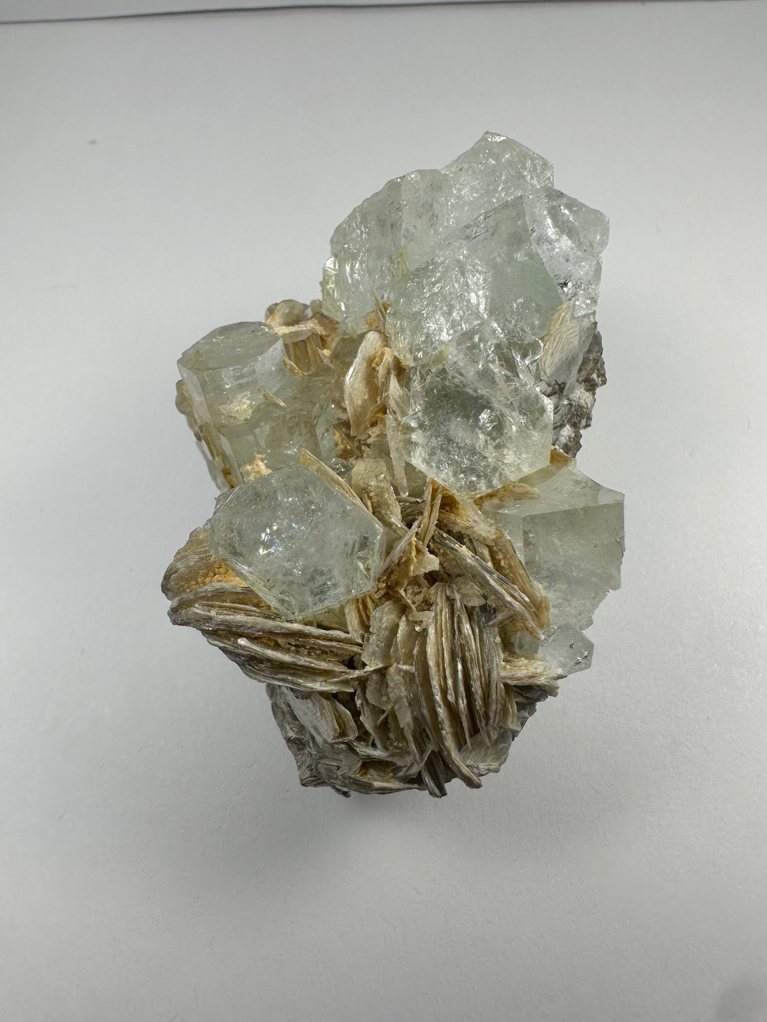 Aquamarine with Muscovite Shigar Valley, Skardu, Pakstan | Minerals | Wiccan Center