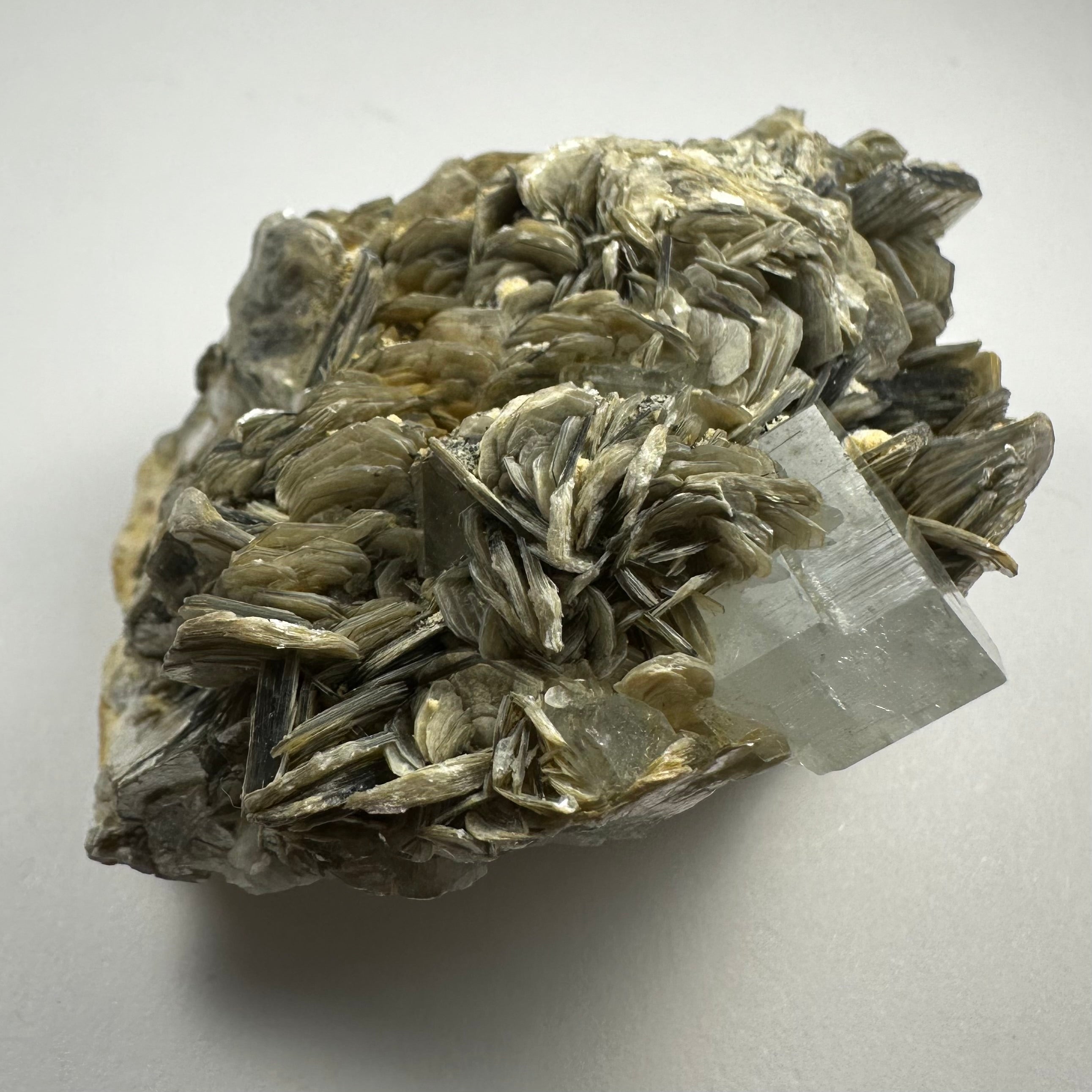 Aquamarine with Muscovite on Matrix from Shigar Valley, Skradu, Pakistan | Minerals | Wiccan Center