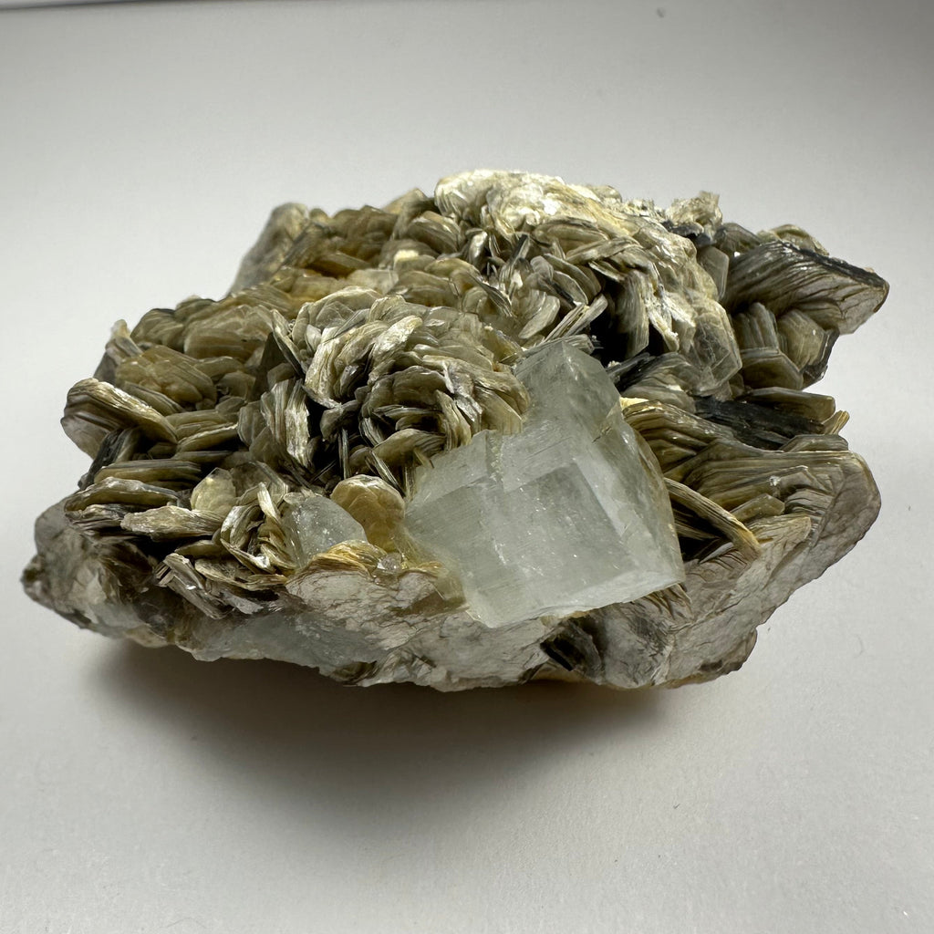 Aquamarine with Muscovite on Matrix from Shigar Valley, Skradu, Pakistan | Minerals | Wiccan Center