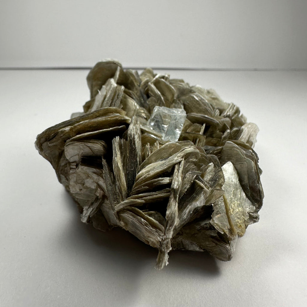 Aquamarine with Muscovite on Matrix from Shigar Valley, Skardu, Pakistan | Minerals | Wiccan Center